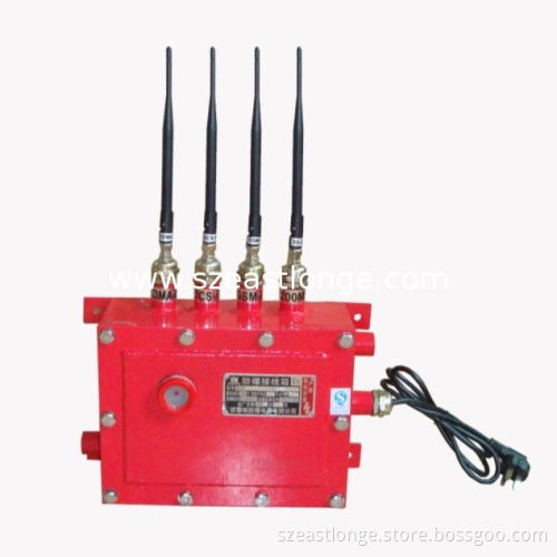 3w Gsm Blast Shelter Cell Phone Signal Jammer Est-808gii For Indoor / Outdoor